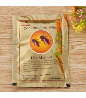 Anti-cockroach product A powerful powdered insecticide designed to fight against