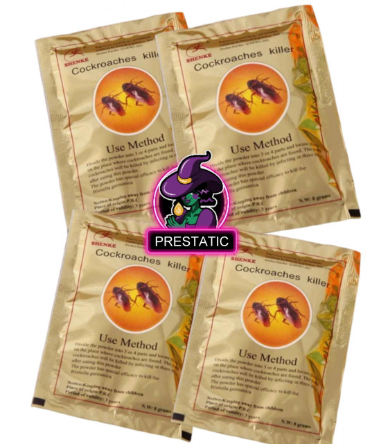 Eradicate cockroaches and cockroaches mercilessly! - 10 sachets