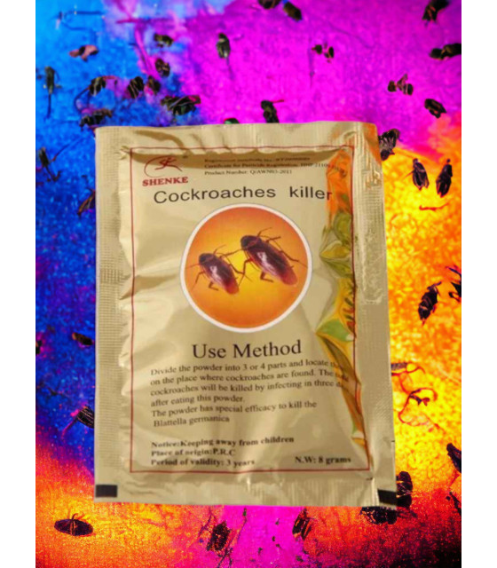 Eradicate cockroaches and cockroaches mercilessly! - 10 sachets