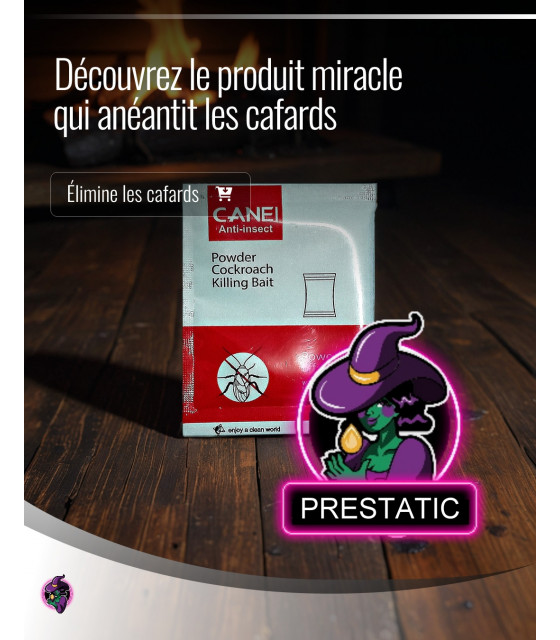 Puissant produit anti-cafards et rampants - 15 sachets