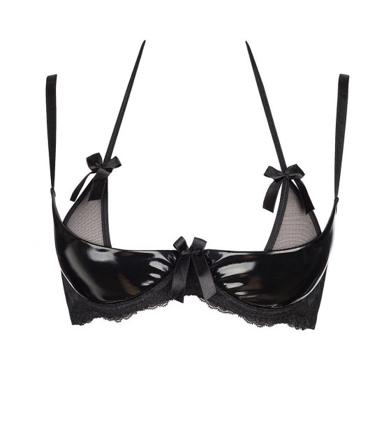 Lingerie Sexy - Soutien-gorge demi-bonnet noir model 51596 Axami