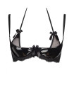 Lingerie Sexy - Soutien-gorge demi-bonnet noir model 51596 Axami