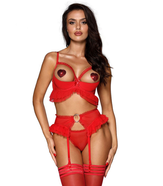 Lingerie Sexy - Strings rouge model 161790 Axami