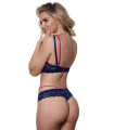 Cullotes et bas - Strings bleu marine model 162488 Axami