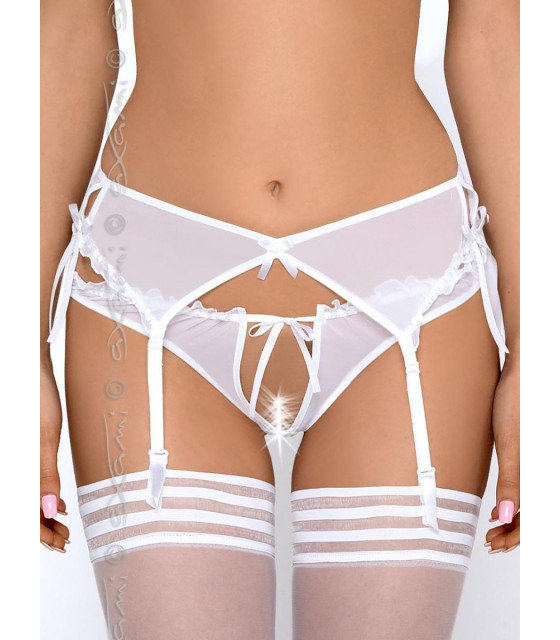 Lingerie Sexy - Ceinture blanc model 51613 Axami