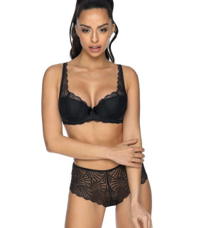 Soutiens-Gorge - Soutien-gorge rembourré noir model 162474 Mat