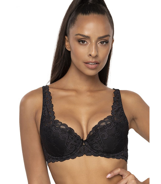 Soutiens-Gorge - Soutien-gorge rembourré noir model 193106 Mat