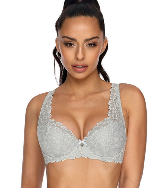 Soutiens-Gorge - Soutien-gorge rembourré gris model 158958 Mat