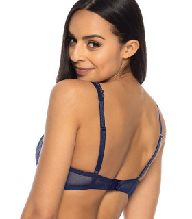 Soutiens-Gorge - Soutien-gorge rembourré bleu marine model 171357 Mat