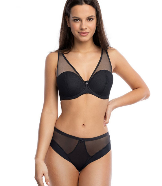 Cullotes et bas - Culottes brésiliennes noir model 172427 Gaia