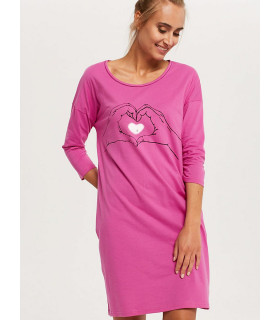 Vetements et Lingerie de Nuit - Chemise de nuit rosé model 172691 Italian