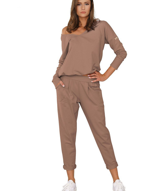 Pantalons & Shorts femme - L`ensemble brun model 172693 Italian Fashion