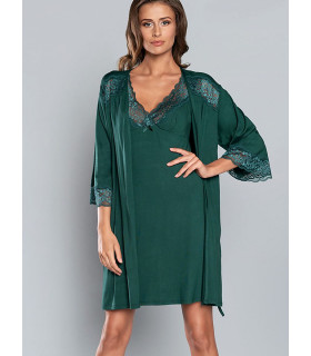 Vetements et Lingerie de Nuit - Peignoir vert model 137665 Italian Fashion