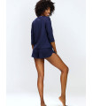 Vetements et Lingerie de Nuit - L`ensemble bleu marine model 178626 DKaren