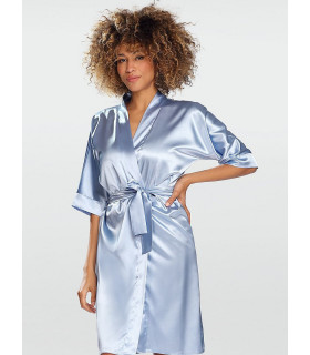 Vetements et Lingerie de Nuit - Peignoir bleu model 178905 DKaren