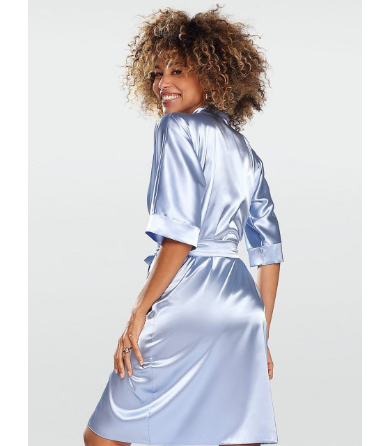 Vetements et Lingerie de Nuit - Peignoir bleu model 178905 DKaren