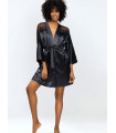 Vetements et Lingerie de Nuit - Peignoir noir model 179264 DKaren