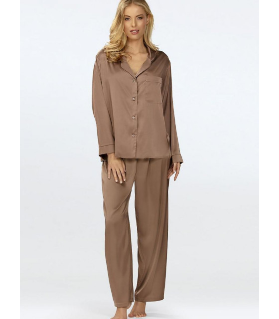 Vetements et Lingerie de Nuit - Pyjama brun model 196110 DKaren