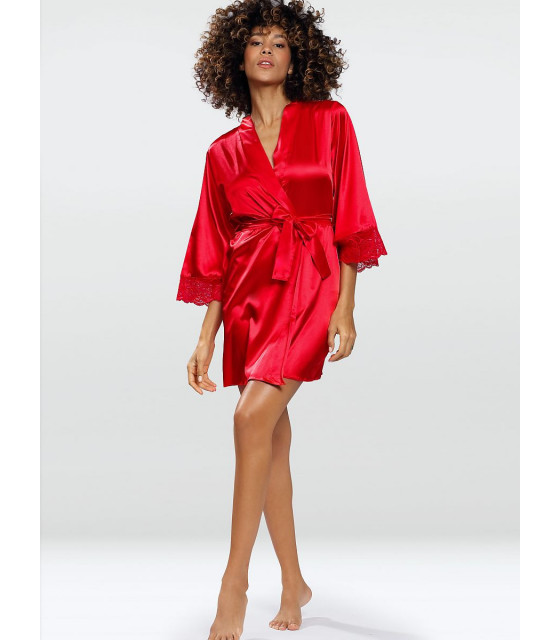 Vetements et Lingerie de Nuit - Peignoir rouge model 162176 DKaren