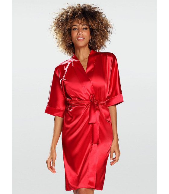 Vetements et Lingerie de Nuit - Peignoir rouge model 178902 DKaren