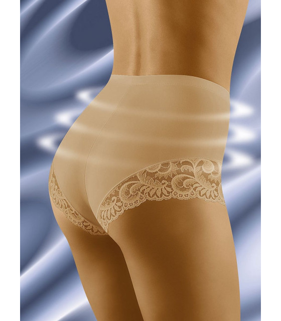 Lingerie Modelante Et Scupulante - Culottes beige model 73575 Wolbar