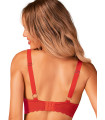 Lingerie Sexy - Soutien-gorge rembourré rouge model 174574 Obsessive