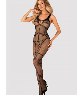 Lingerie Sexy - Bodystocking noir model 188975 Obsessive