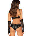 Lingerie Sexy - Gants noir model 185270 Obsessive