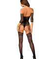 Lingerie Sexy - Bodystocking noir model 175211 Obsessive