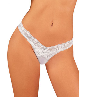 Lingerie Sexy - Strings blanc model 180765 Obsessive