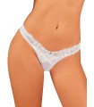 Lingerie Sexy - Strings blanc model 180765 Obsessive