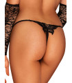 Lingerie Sexy - Strings noir model 160173 Obsessive