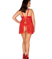 Lingerie Sexy - L`ensemble sexy rouge model 161757 Obsessive