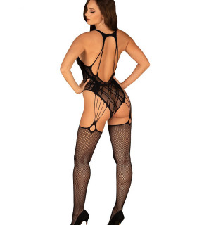 Lingerie - Bodystocking noir model 170795 Obsessive