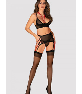 Lingerie - Bas noir model 188971 Obsessive