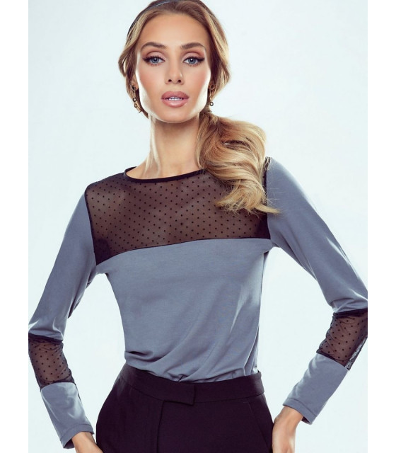 Chemises Blouses Femme - Chemisier gris model 161272 Eldar