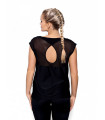 Chemises Blouses Femme - Chemisier noir model 133511 Eldar