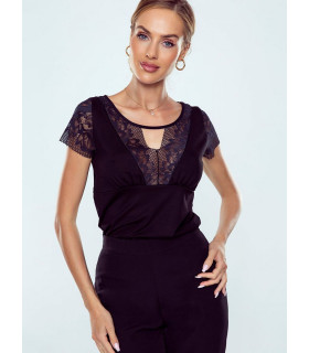 Chemises Blouses Femme - Chemisier noir model 178607 Eldar