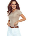 Chemises Blouses Femme - Chemisier beige model 196506 Eldar