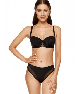 Soutiens-Gorge - Soutien-gorge rembourré noir model 190102 Gorteks