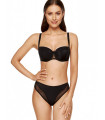 Soutiens-Gorge - Soutien-gorge rembourré noir model 190102 Gorteks