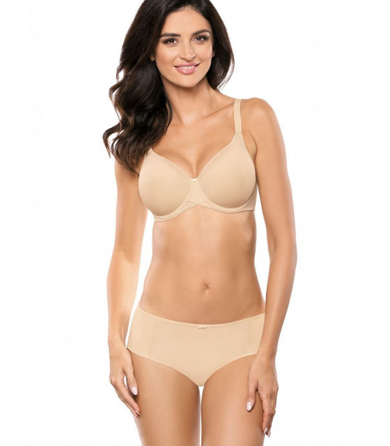 Soutiens-Gorge - Soutien-gorge rembourré beige model 130004 Gorteks