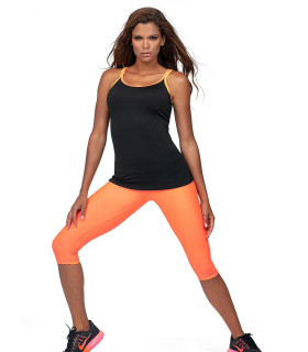 Pantalons Shorts femme - Legging court orange model 179656 Lorin