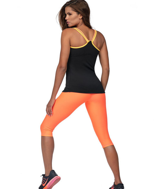 Pantalons Shorts femme - Legging court orange model 179656 Lorin