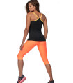 Pantalons Shorts femme - Legging court orange model 179656 Lorin