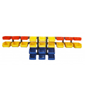 Rangement - Kit rangement plastique modulable - Elem Technic