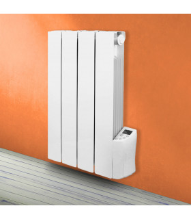 Radiateur - Radiateur inertie fluide 600W 4 éléments - Warm Tech