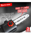 Tronçonneuse électrique - Scie à ébrancher sur perche 710W Guide Oregon 24cm