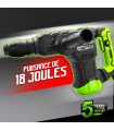 Marteau piqueur - Marteau piqueur 1300W - 18 J - 3900 coups/minute - Constructor