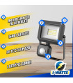 Eclairage - Spot led 20W avec détecteur - I-Watts